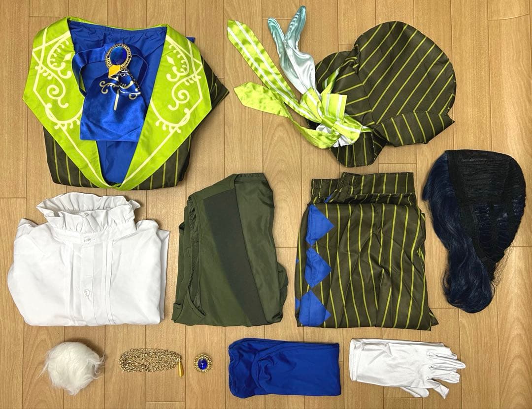 【フルセット＊コスオンセン製】あんスタ 青葉つむぎ コスプレ 衣装 ウィッグ あんさんぶるスターズ! Switch 青葉つむぎ コスプレウィッグ 激安販売