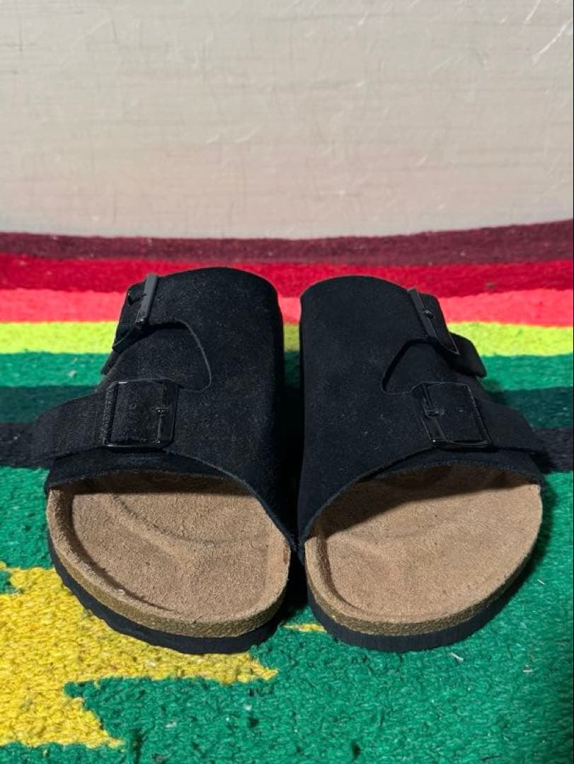 未使用 ビルケン チューリッヒ スエード ブラック ナロー 23cm BIRKENSTOCK（ビルケンシュトック） チューリッヒ スエードレザー