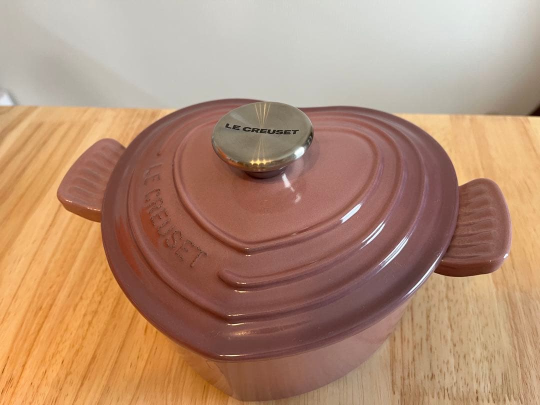 LE CREUSET ハート型鍋 ピンク ルクルーゼ・ハート両手鍋20cm ストア ハート型ピンク両手鍋 LE