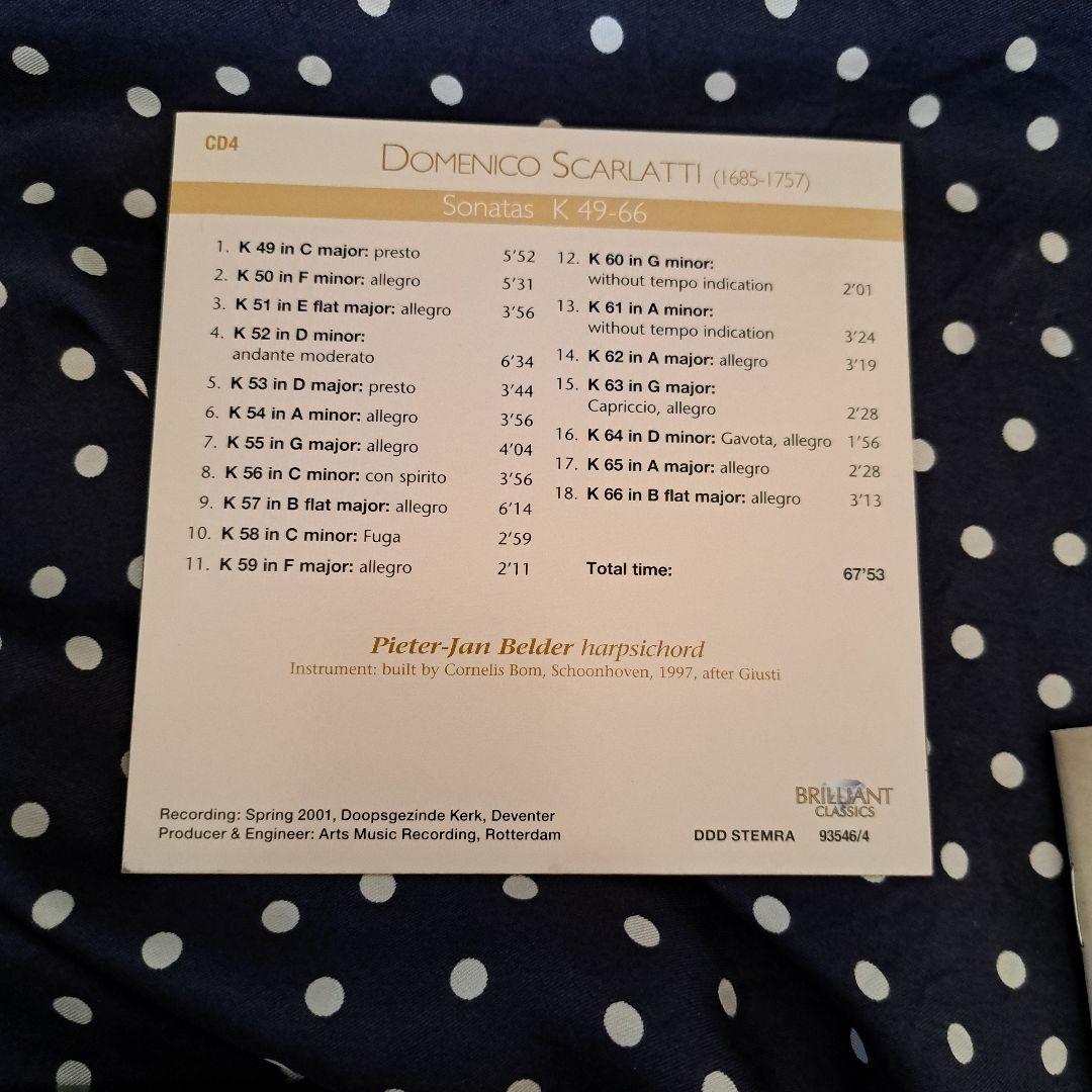 ピーター=ヤン・ベルダー『D.スカルラッティ：ソナタ全集』 (CD36枚組