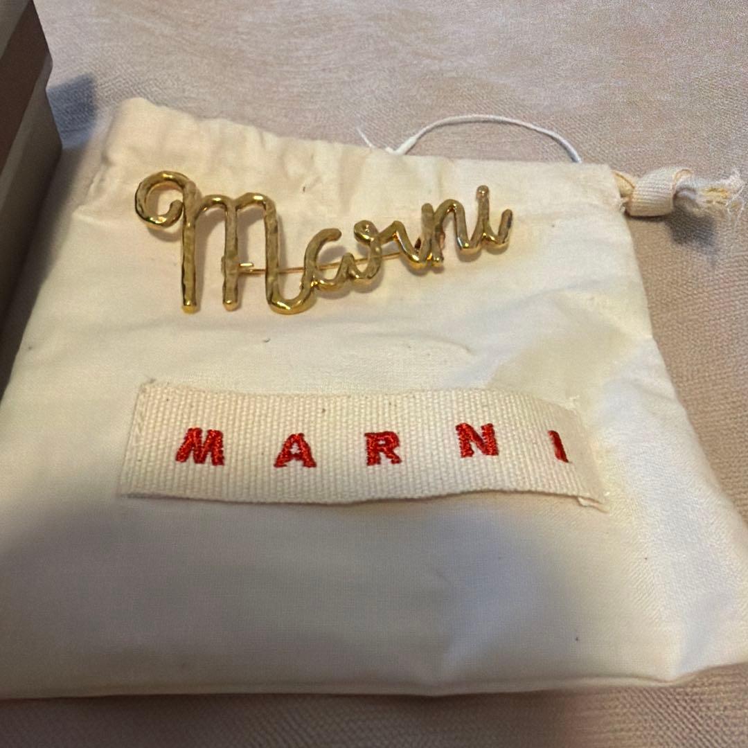 Marni ゴールド ブローチ MARNI（マルニ）ブローチ・コサージュ ゴールド サイズ:- レディース