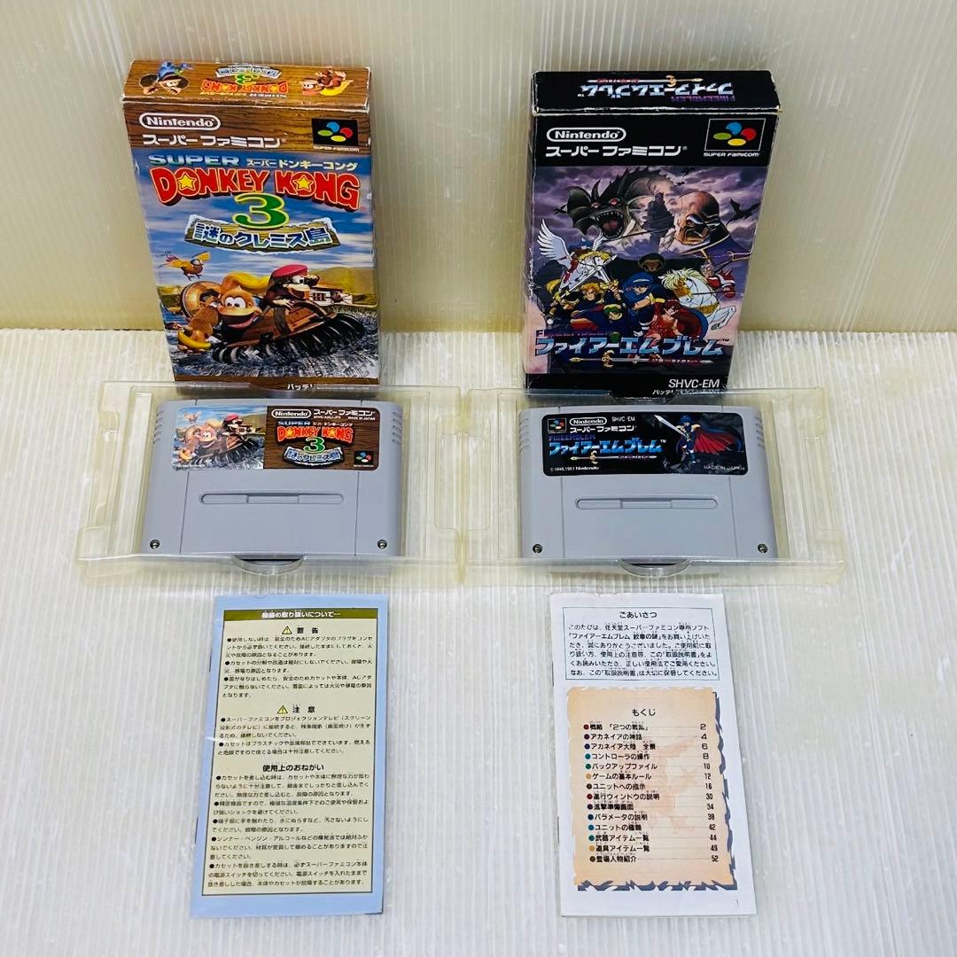 セット売り】SFC スーパーファミコン ソフト 箱付き 10本 まとめ売り