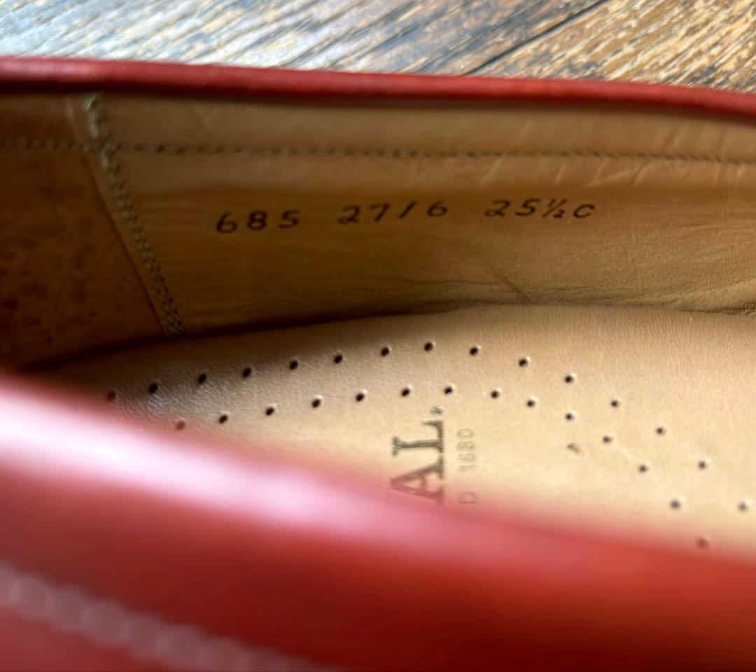 【REGAL】リーガル 2716 ローファー 25.5cm バーガンディ