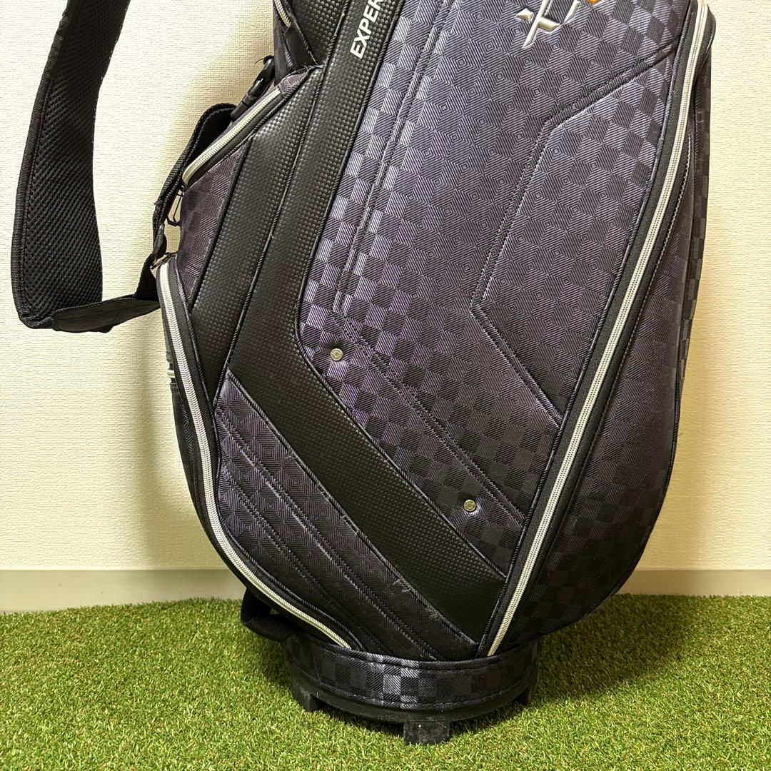 XXIO ゼクシオ キャディバッグ 軽量 2.2kg 9.5型 ブラックチェック