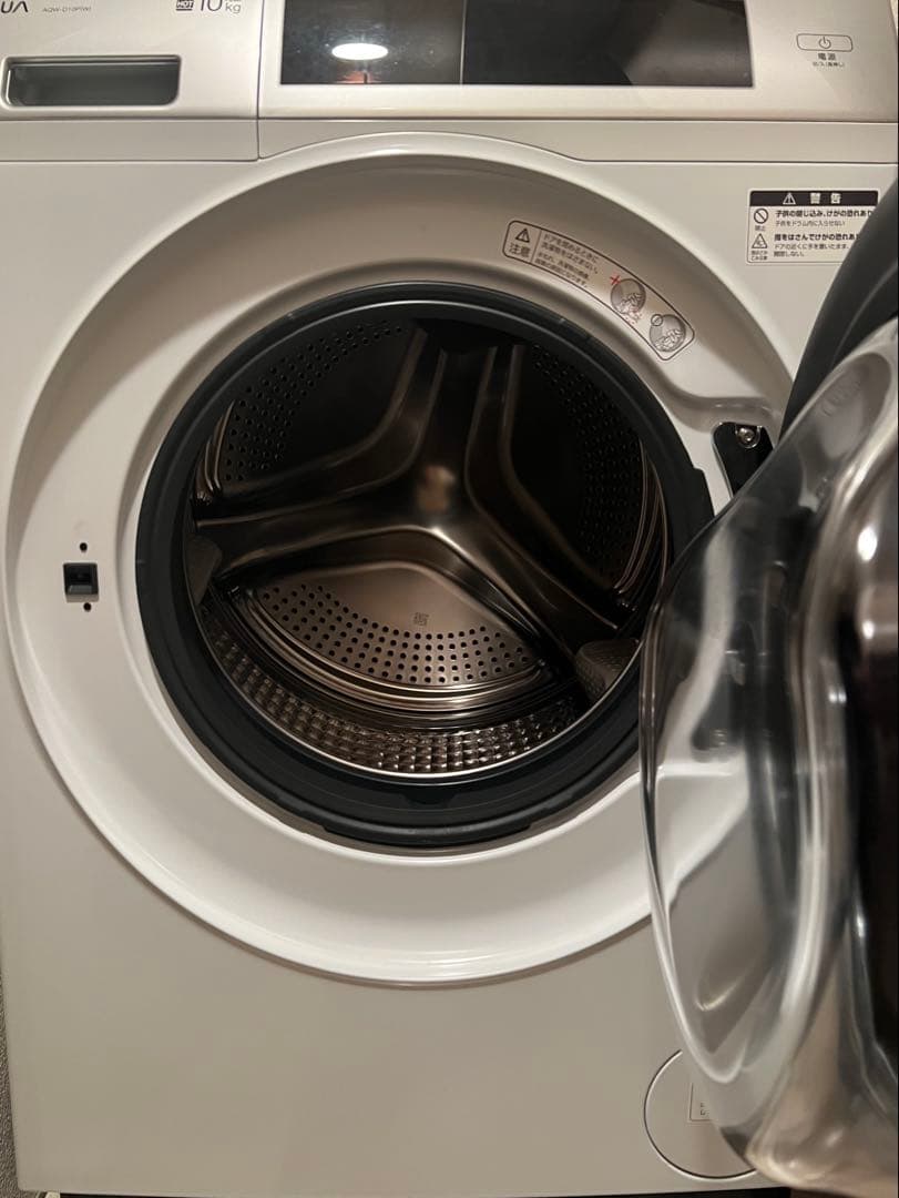 2024年製 AQUA アクア ドラム式洗濯機 10kg AQW-D10P-R