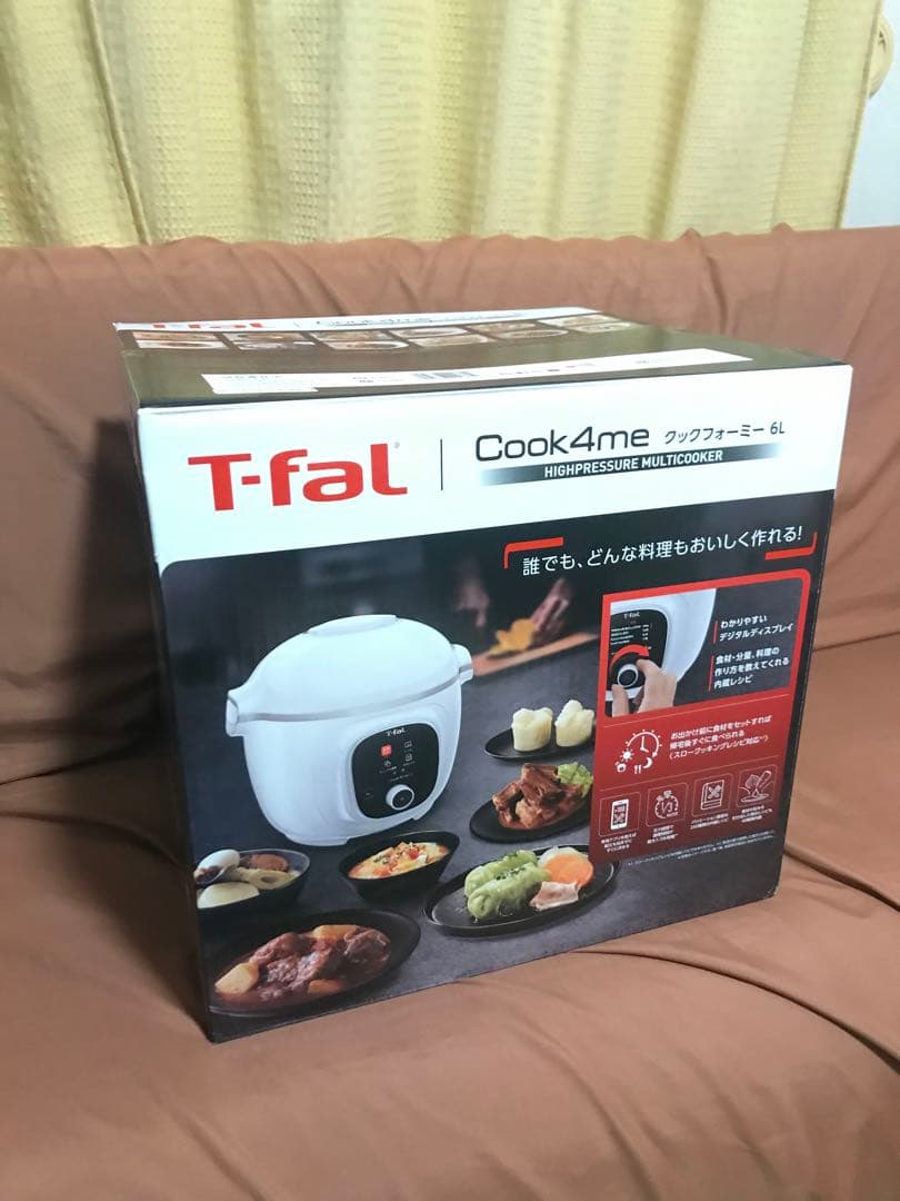 クックフォーミー ホワイト 6L ／T-fal Cook4me 圧力調理器 6L クックフォーミー （レシピ内蔵タイプの電気圧力鍋）シリーズ ｜失敗