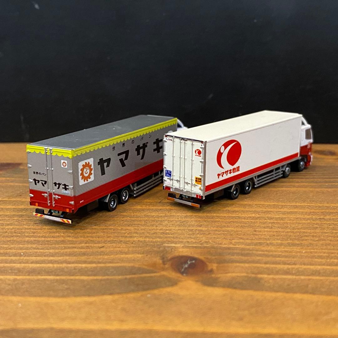 トラックコレクション ヤマザキ物流2台 新型プロフィアなど加工品 山﨑