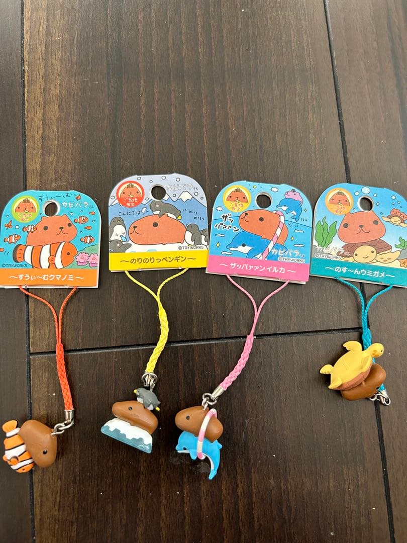 カピバラさん ねつけストラップ 地域 ご当地 温泉地 空港 新幹線 野球