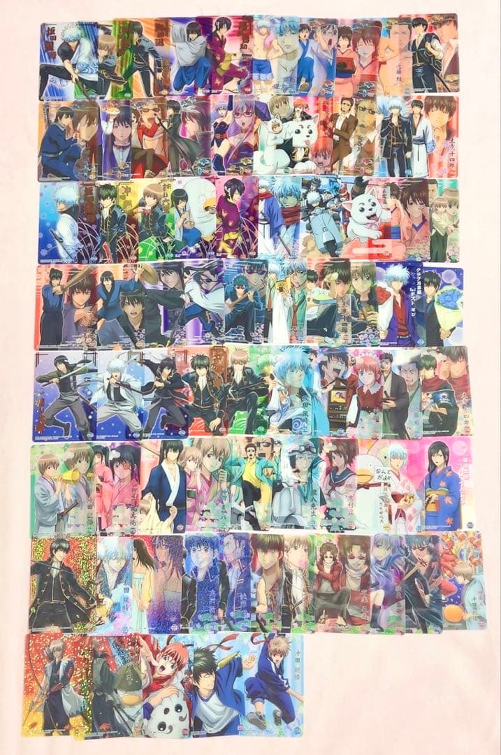 銀魂 クリアコレクション クリアカード 箔押し ステッカー 銀八先生