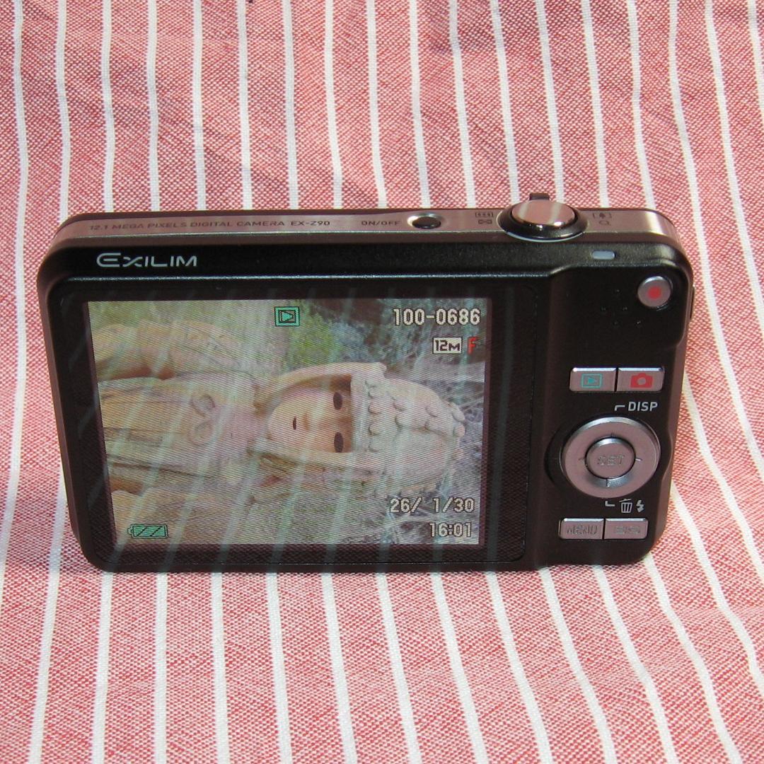 作例有 動作OK SDカード付 純正セット カシオ EXILIM EX-Z90 - メルカリ