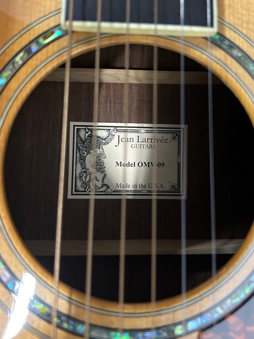 Larrivee OMV-09 美品 ラリビー製 Hケース付 - メルカリ