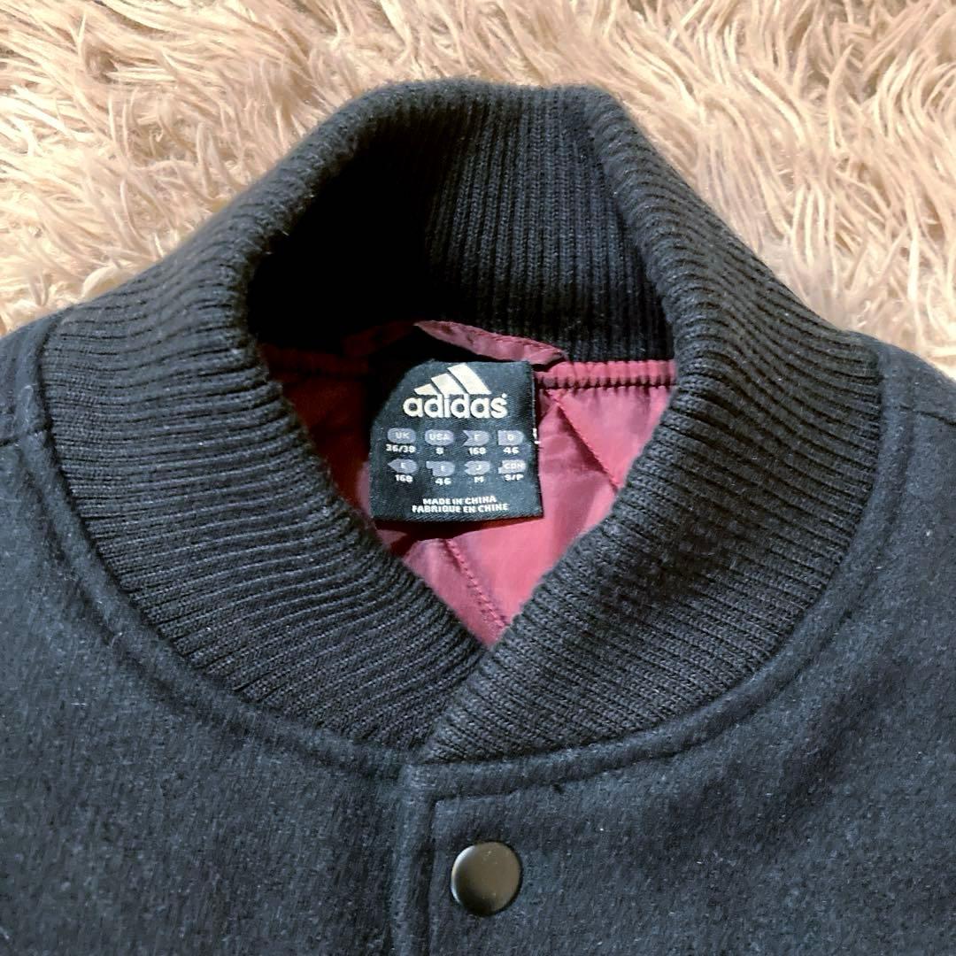 adidas × 早稲田大学 カウレザースタジャン 2003年・限定 黒 M - メルカリ