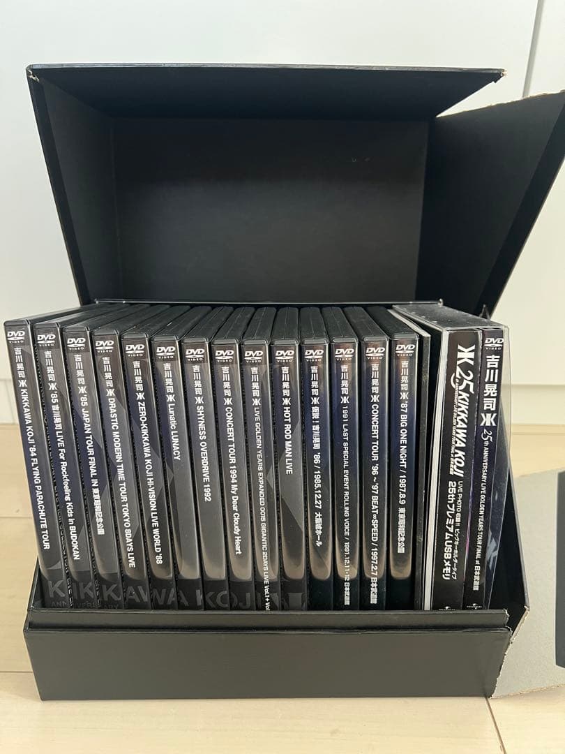 吉川晃司 25周年記念 DVDボックス16枚セット FC限定