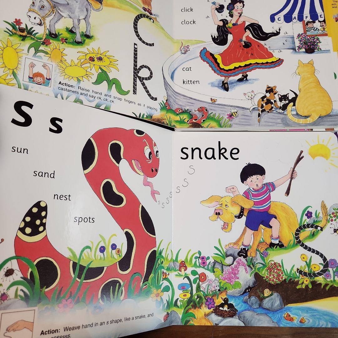 Jolly Phonics Finger Phonics1〜7 絵本 美品7冊 - メルカリ
