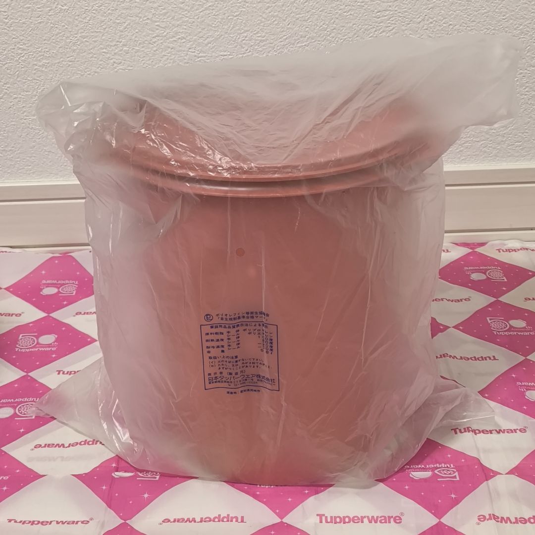 タッパーウェア マキシデコレーター サーモン 容量大 Tupperware