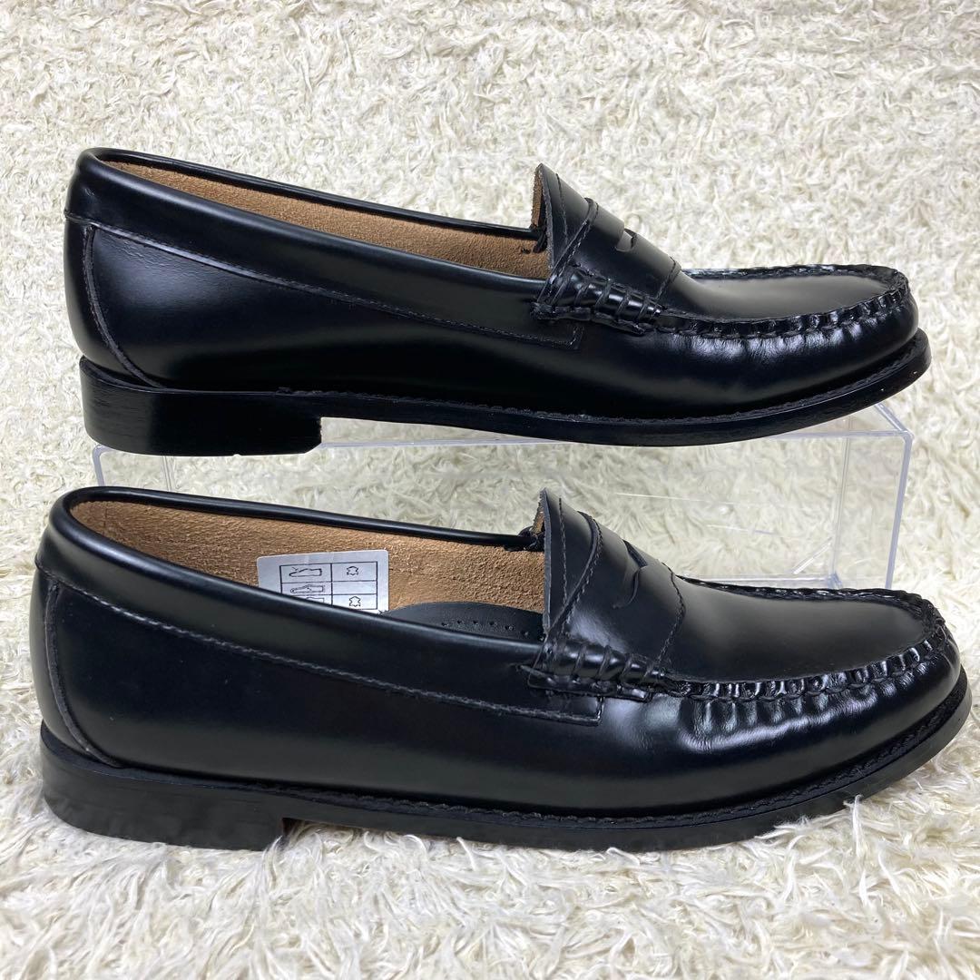 『未使用級』G.H.BASS ローファー 革靴 ブラック レザー 24.5