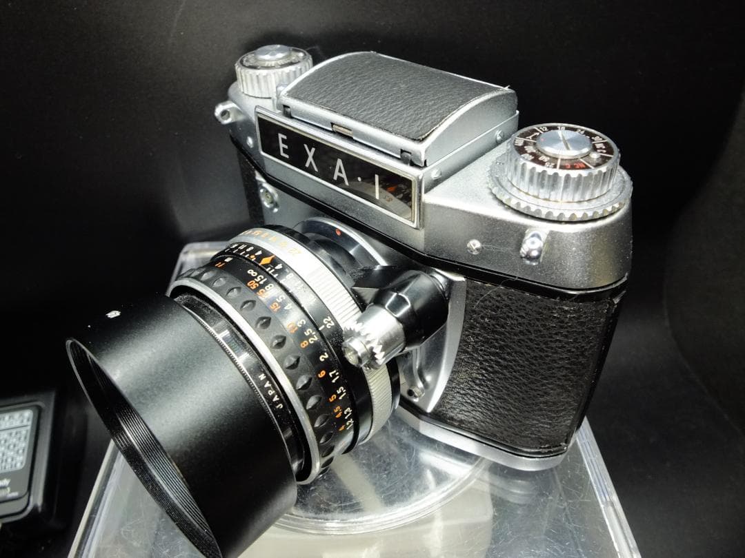 イハゲーEXA1／テッサー50mmf2.8フード付【実写確認済整備品】 - メルカリ