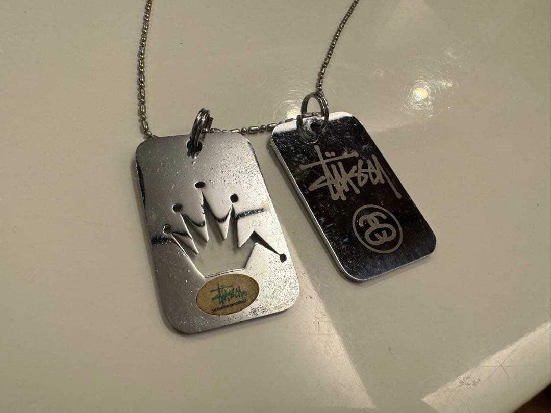 のこまこ様専用 STUSSY オールドステューシー 25周年記念 ドッグタグ