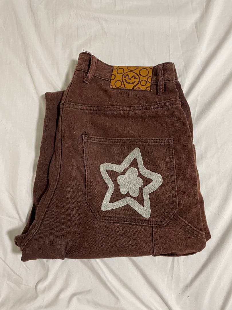 starteam スターチーム デニム 32インチ ブラウン スタチ - メルカリ