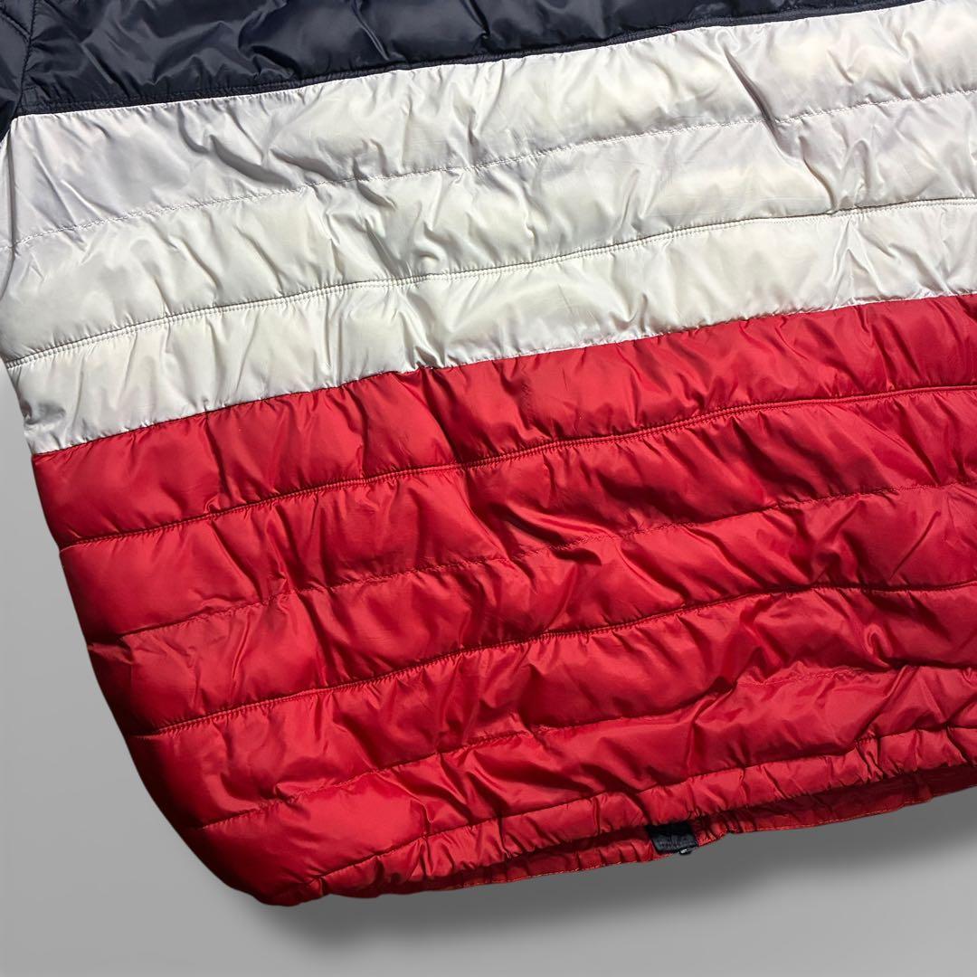 極美品】トミーヒルフィガー パッカブル 中綿ジャケット トリコロール