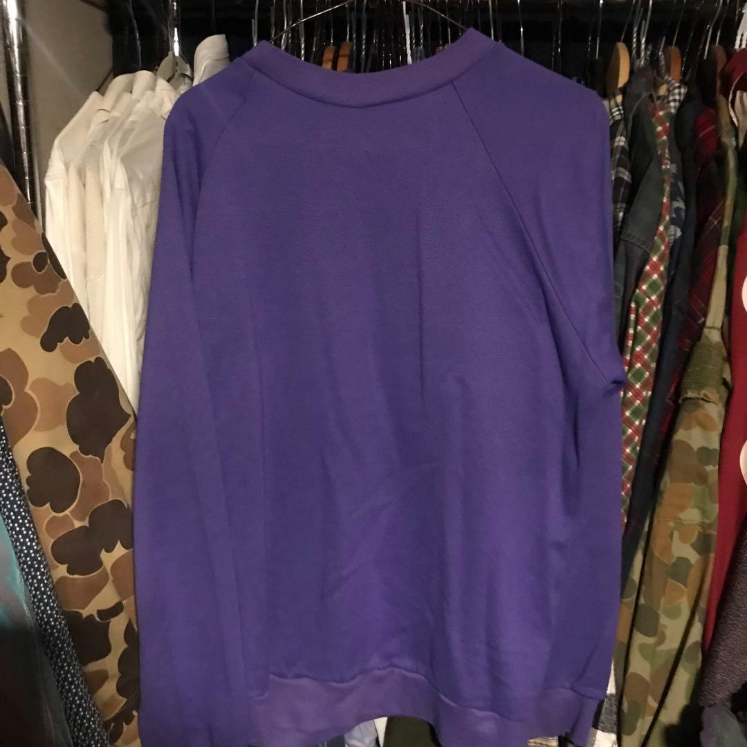 alf vintage スウェット プリント アメコミ パープル