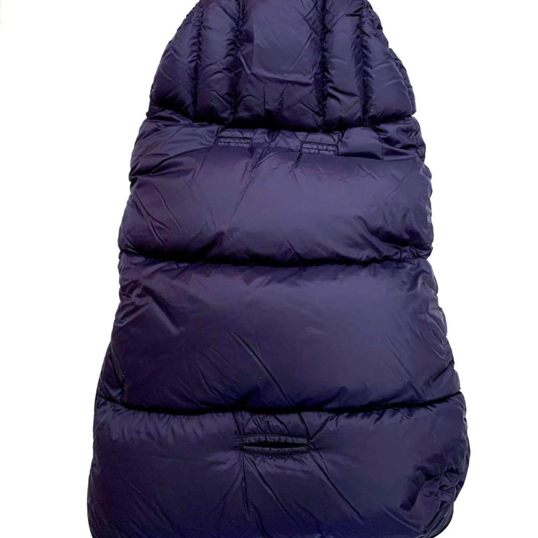 美品】MONCLER（モンクレール）おくるみ ネイビー - メルカリ
