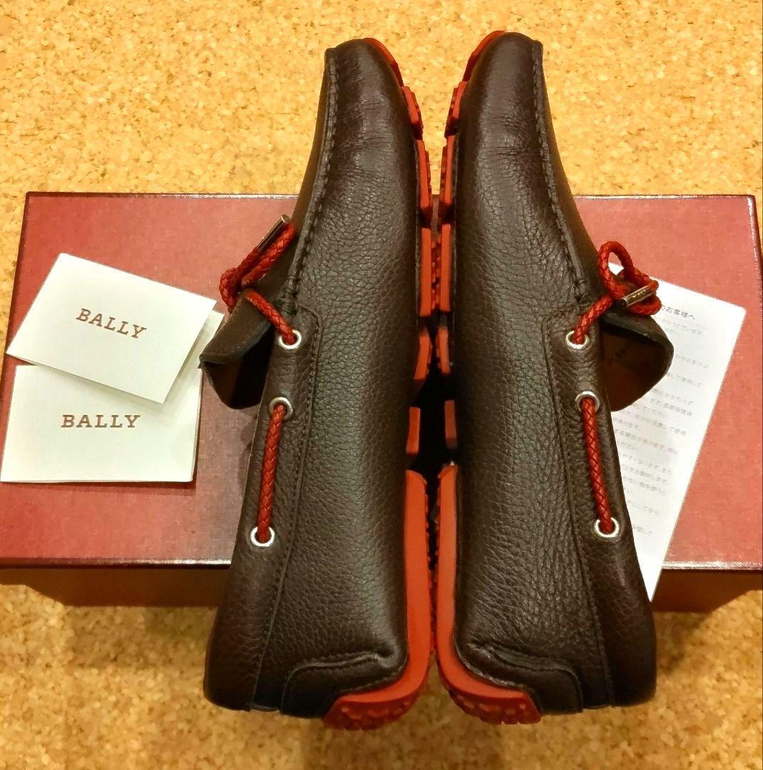 新品未使用バリーBALLYドライビングシューズ　26.5cm 茶