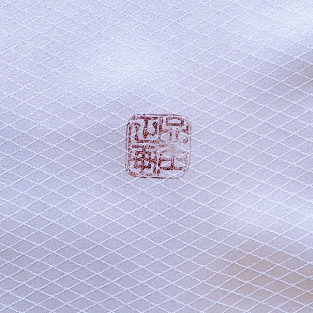 美品 訪問着 フルセット 本加賀友禅 裄66 葡萄 卒業式 入学式 M グレー