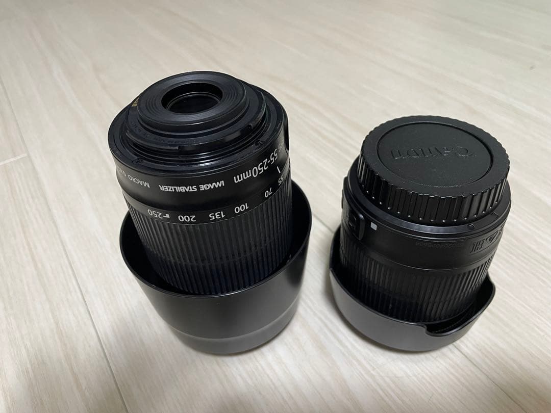 EF-M 18-55mm マクロレンズ & 55-250mm ズームレンズセット EF-M 18-55mm マクロレンズ & 55-250mm ズームレンズセット