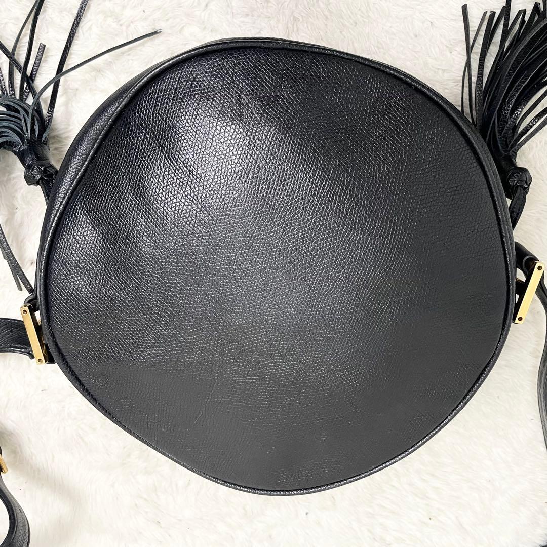 激レア MCM ショルダーバッグ タンバリン サークル 丸型 スタッズ フリンジ