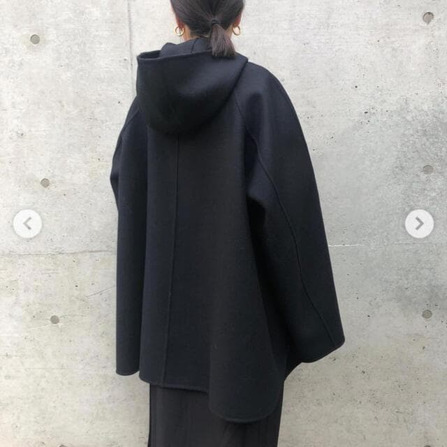 349y*定17万 美品 ブラミンク ダブルフェイス フーデッド コート