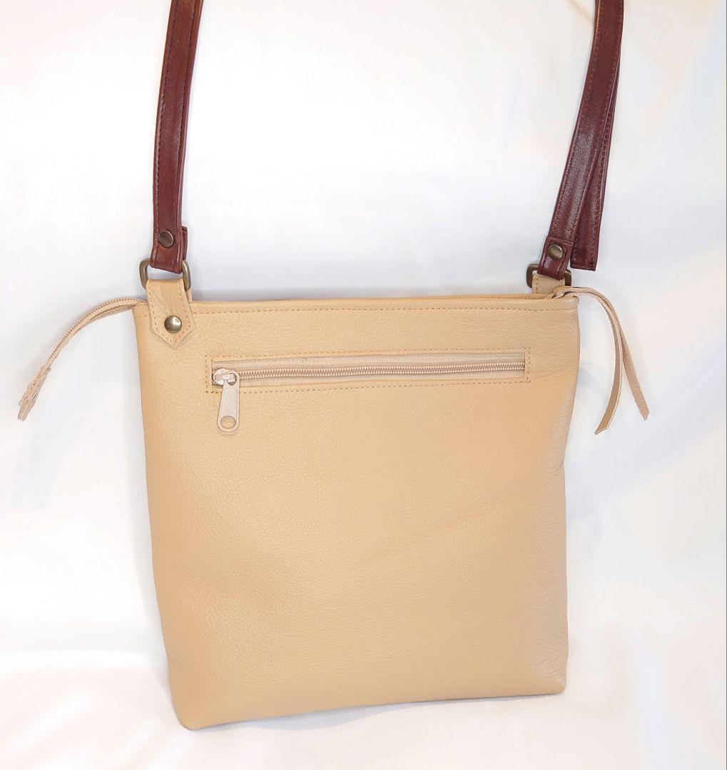 ミナペルホネン✳︎ハンドメイド✳︎ミディアムパン本革ショルダー