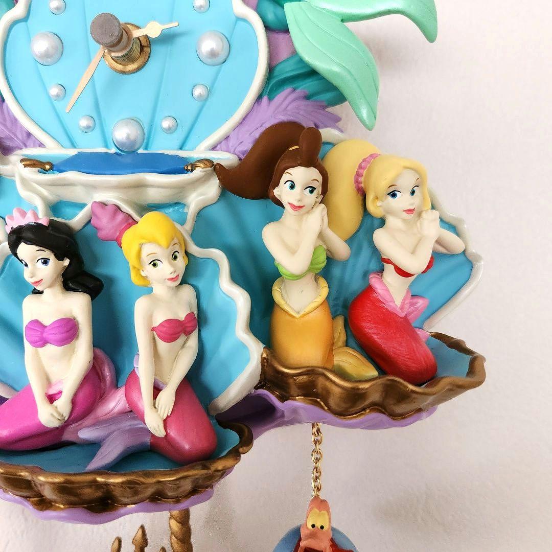 リトルマーメイド】アリエル 壁掛け時計 ストーリーコレクション 箱