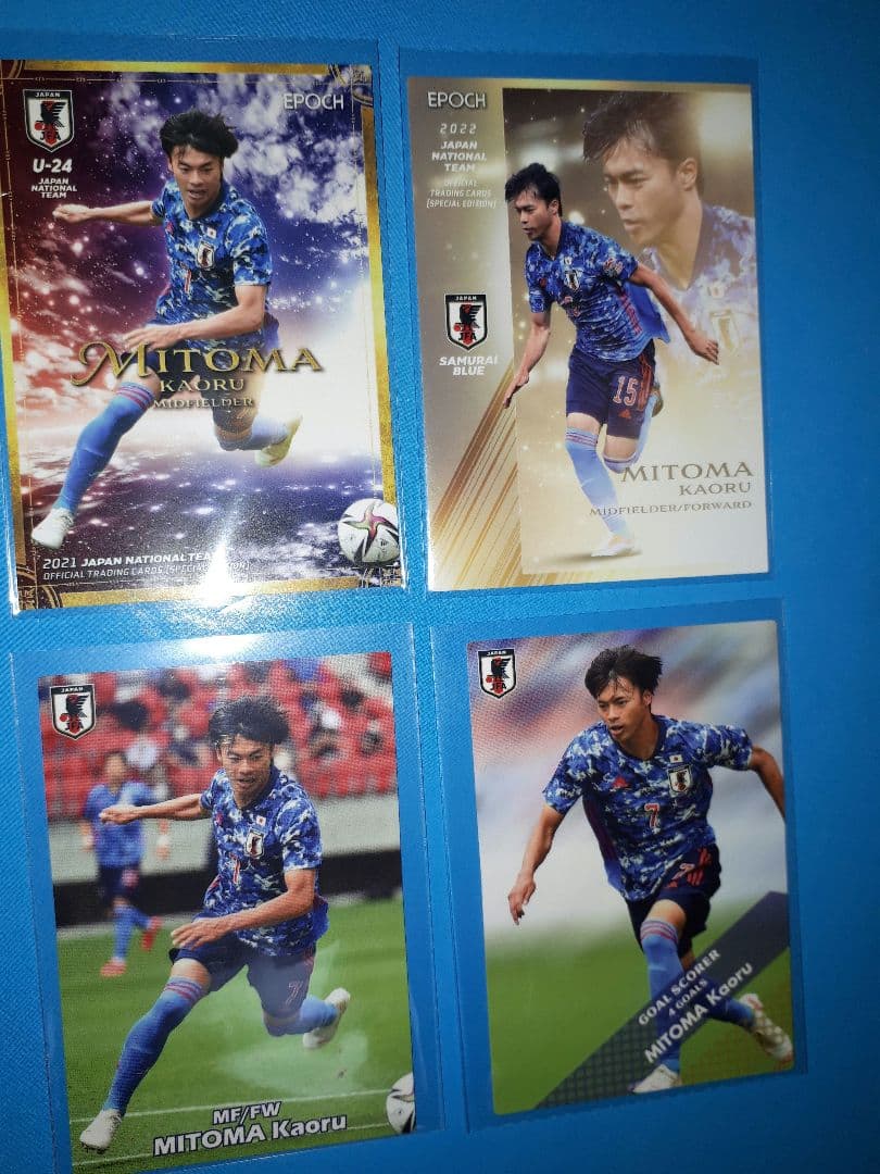 美品 三苫 薫 EPOCH エポック カルビー サッカー カード - メルカリ