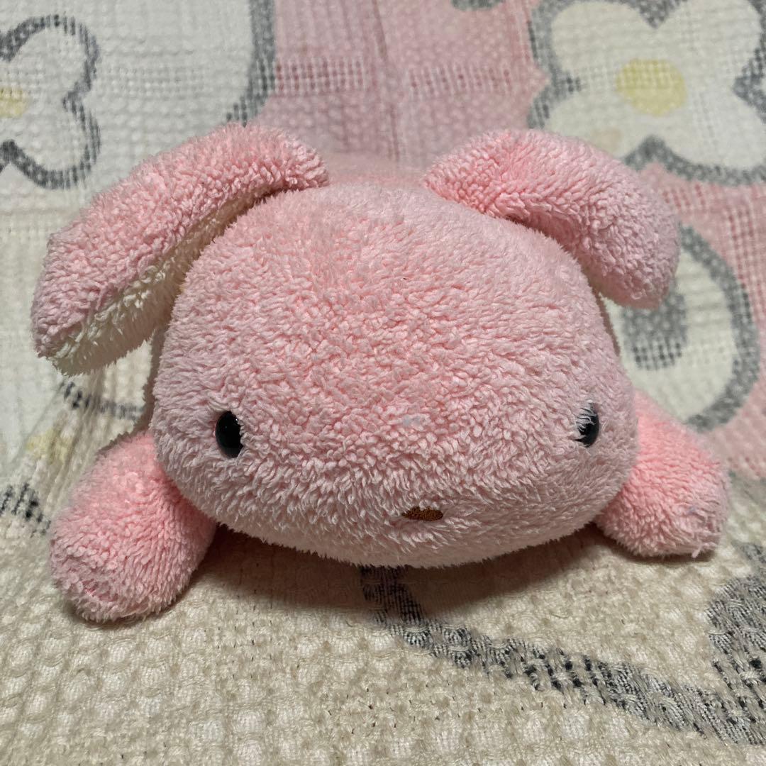 フリッカまつもと ウサギ＆ラッコ ぬいぐるみ 中古品 バラ売り不可