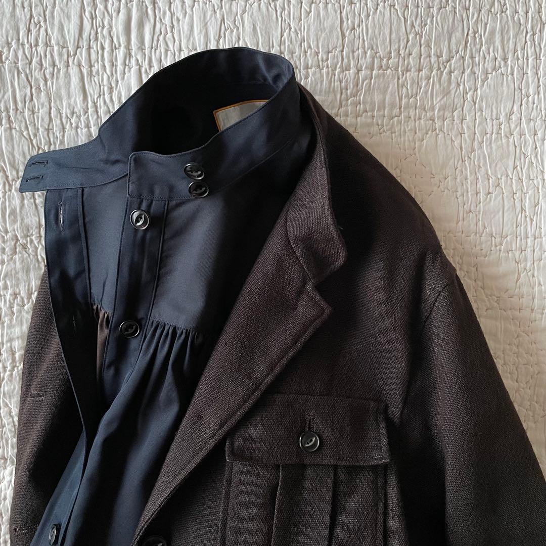 ZANINI コラボARTS&SCIENCE シルクギャザーシャツジャケット - メルカリ