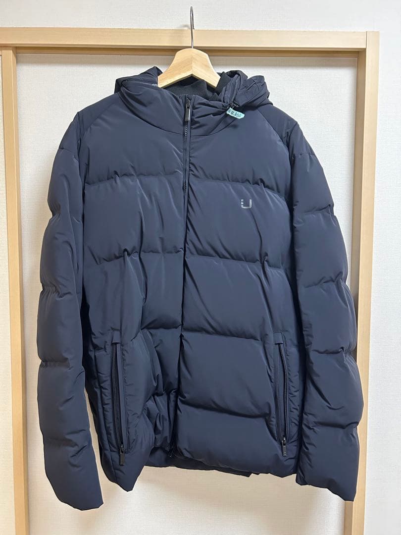UBR】ダウンジャケットネイビーSサイズ