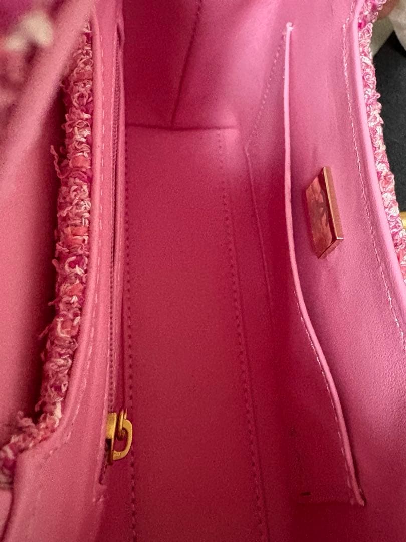 激レア】シャネル ツイード ハンドバッグ ピンク ノベルティ