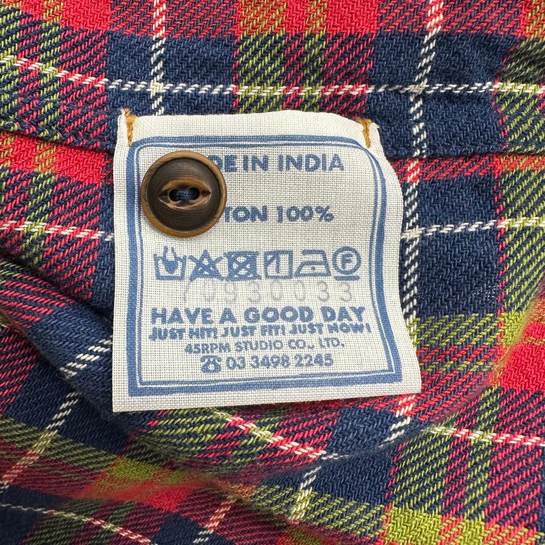 パ*ダ様 45R インドネルのタックフリルブラウス サイズ3