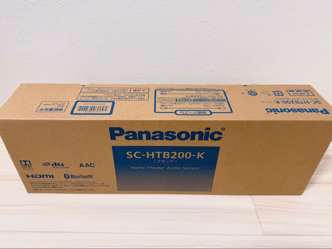 未開封品＊Panasonic＊SC-HTB200-K＊サウンドバー 楽天ビック｜Panasonic｜パナソニック ホームシアター （サウンドバー