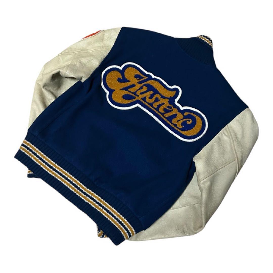 90s USA製 Hysterics 666 袖レザー スタジャン 34