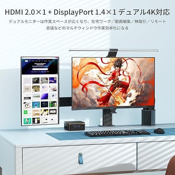 ミニpc 3.60GHz N97 Windows11Pro 8GB 256GB