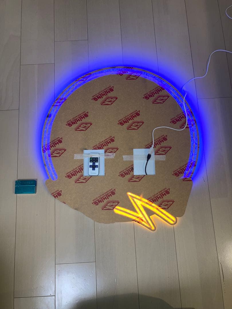 超希少:特大】毒島誠選手ネオンLEDウォールアート ダイナマイトボート