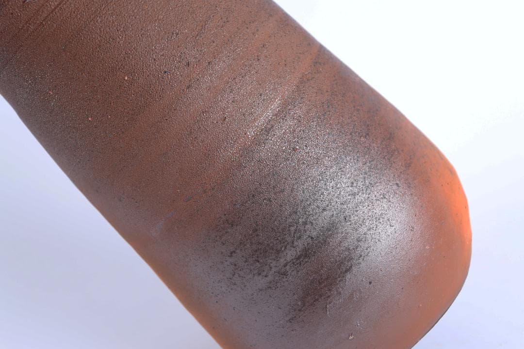 人間国宝『藤原雄』作 備前 月透し文 花器 花生 共箱 - メルカリ