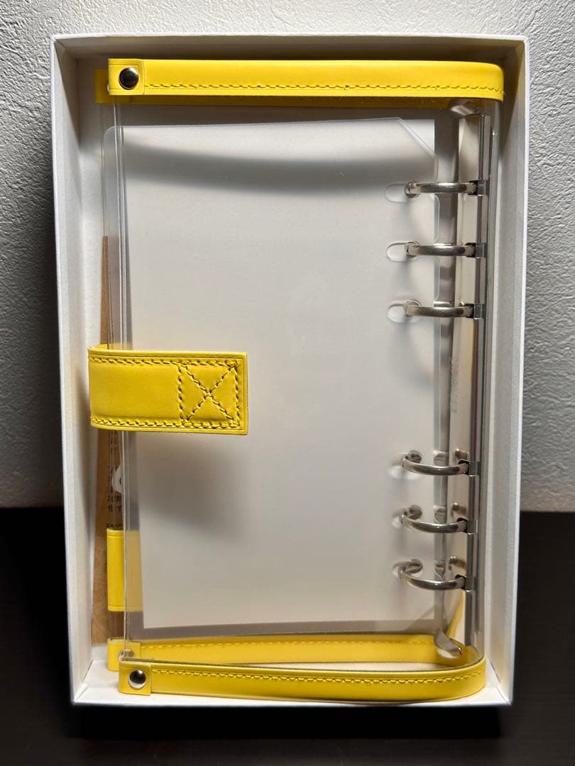 断捨離セール】LETS クリアシステム手帳 鯉川イペイエロー バイブル