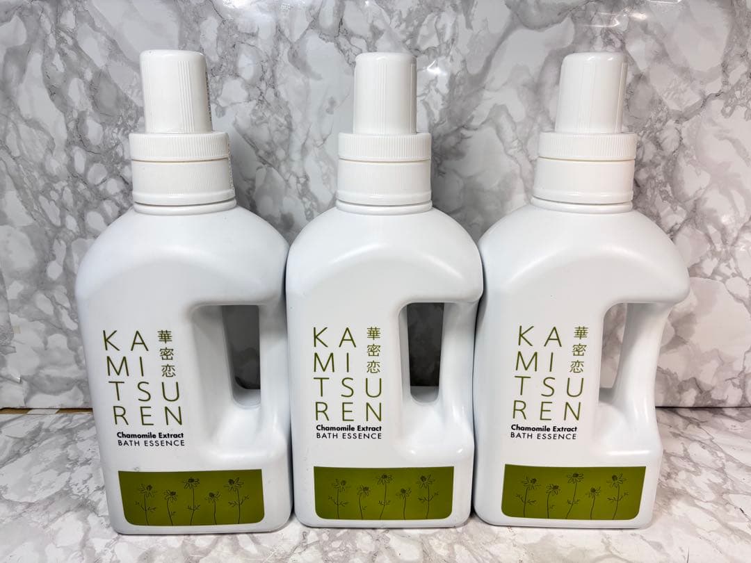 華密恋 入浴剤 1500ml×3本 ボトル カミツレン 100% - メルカリ