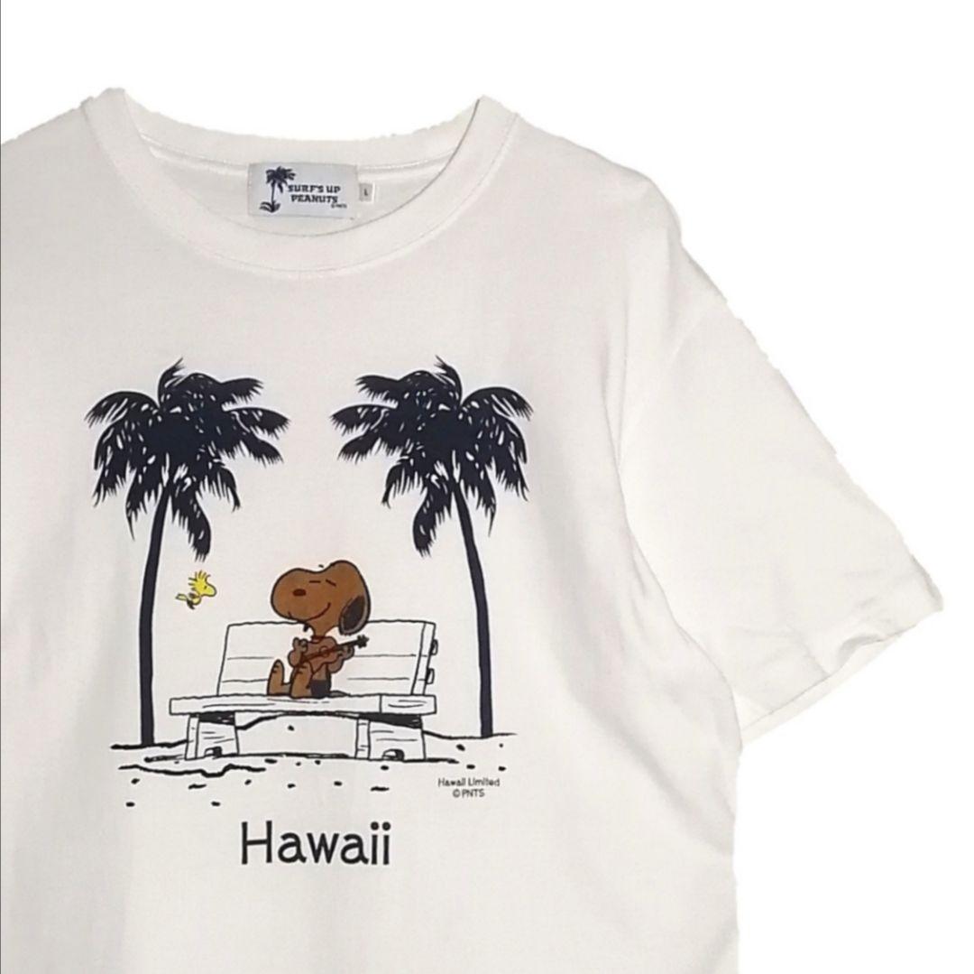 美品】SURF'S UP PEANUTS ハワイ限定スヌーピーTシャツ 白 L - メルカリ