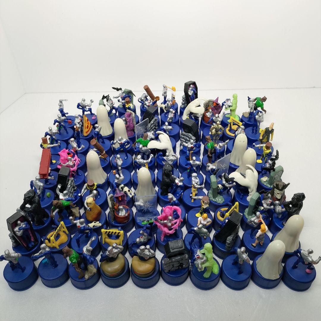 現状 ペプシマン ボトルキャップ フィギュア 大量まとめ売り 94個