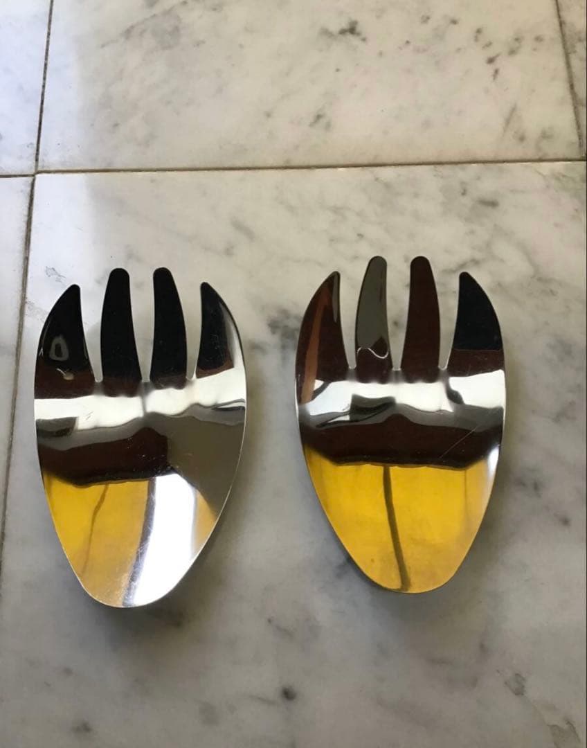 有元葉子さん　サラダハンド　ステンレス　料理研究家ありもと先生　キッチンツール サラダハンド 通販 - ディノス