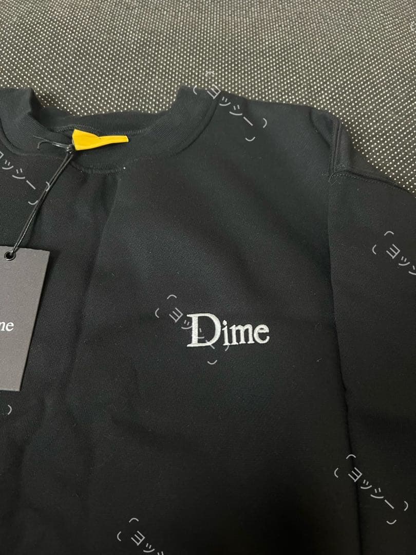 Dime ブラック スウェットL - メルカリ